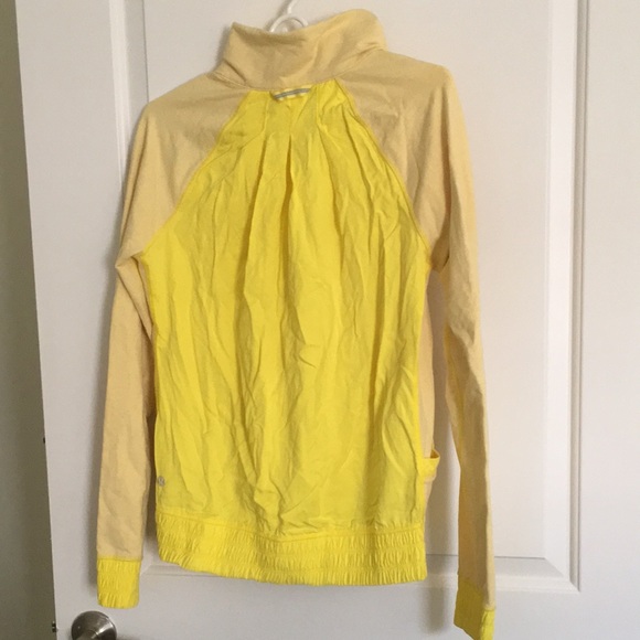 Lululemon full zip yellow jacket. - Picture 3 of 9